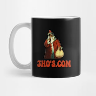 Funny Holiday Santa Claus 3HO’s.com Mug